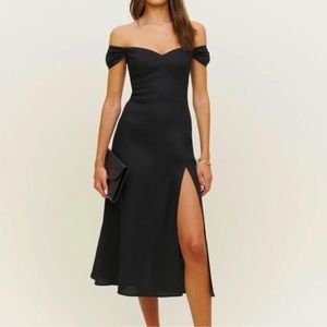 Reformation Bridgton Linen Dress (Size 8)